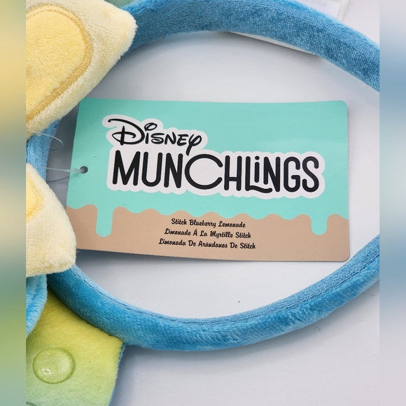 Disney Parks Munchlings STITCH BLUEBERRY LEMONADE Ears/Earband  NWT - Picture 7 of 11